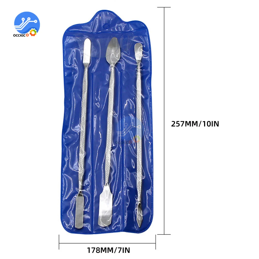 금속 지렛대 프라이 오프닝 수리 도구 키트, 휴대폰 노트북 듀얼 헤드 금속 스퍼저 홈 수공구 세트, 3 개, 6 개