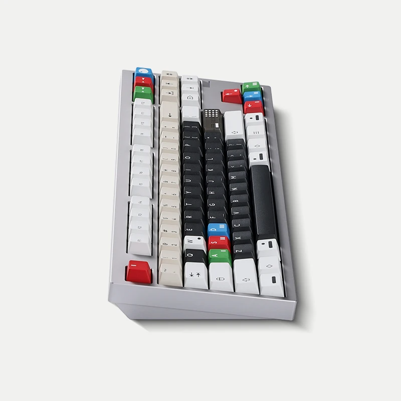 R2 الرنين لوحة المفاتيح الميكانيكية المخصصة Keycap PBT لونين ارتفاع المصنع الأصلي