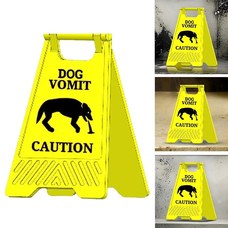 Creative Prank With Vomiting Signs For Cats And Dogs, Interesting Animal Vomiting Warning Signs, Desktop Decoration Gifts