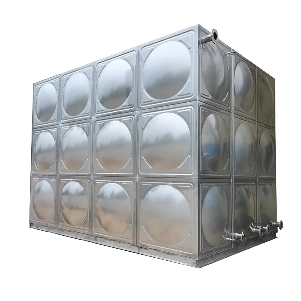 

installation Customized stainless steel water tank sectional water tank water storage tank