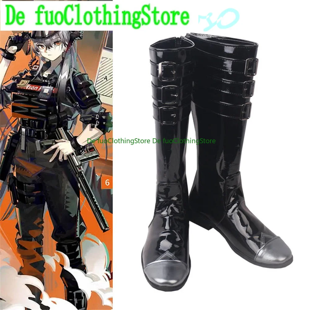 Arknights Greyy Saria Cosplay Shoes Boots Christmas Game Anime Halloween DefuoClothing Shoes Store