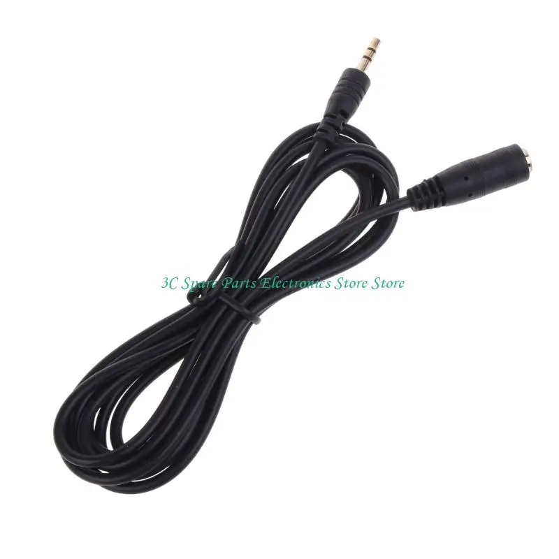 SZ 3-pole Male to Female Extend Cord Line AUX Wire for Headset Mics with 2.5mm Port