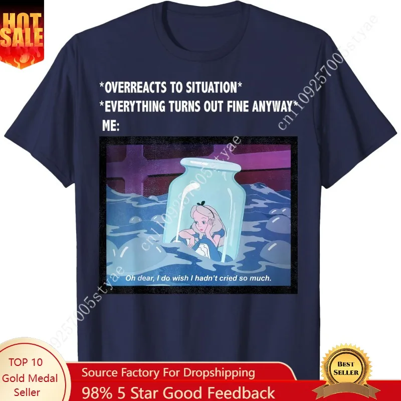 

Disney Alice in Wonderland Overreacts to Situation Meme T-Shirt Small
