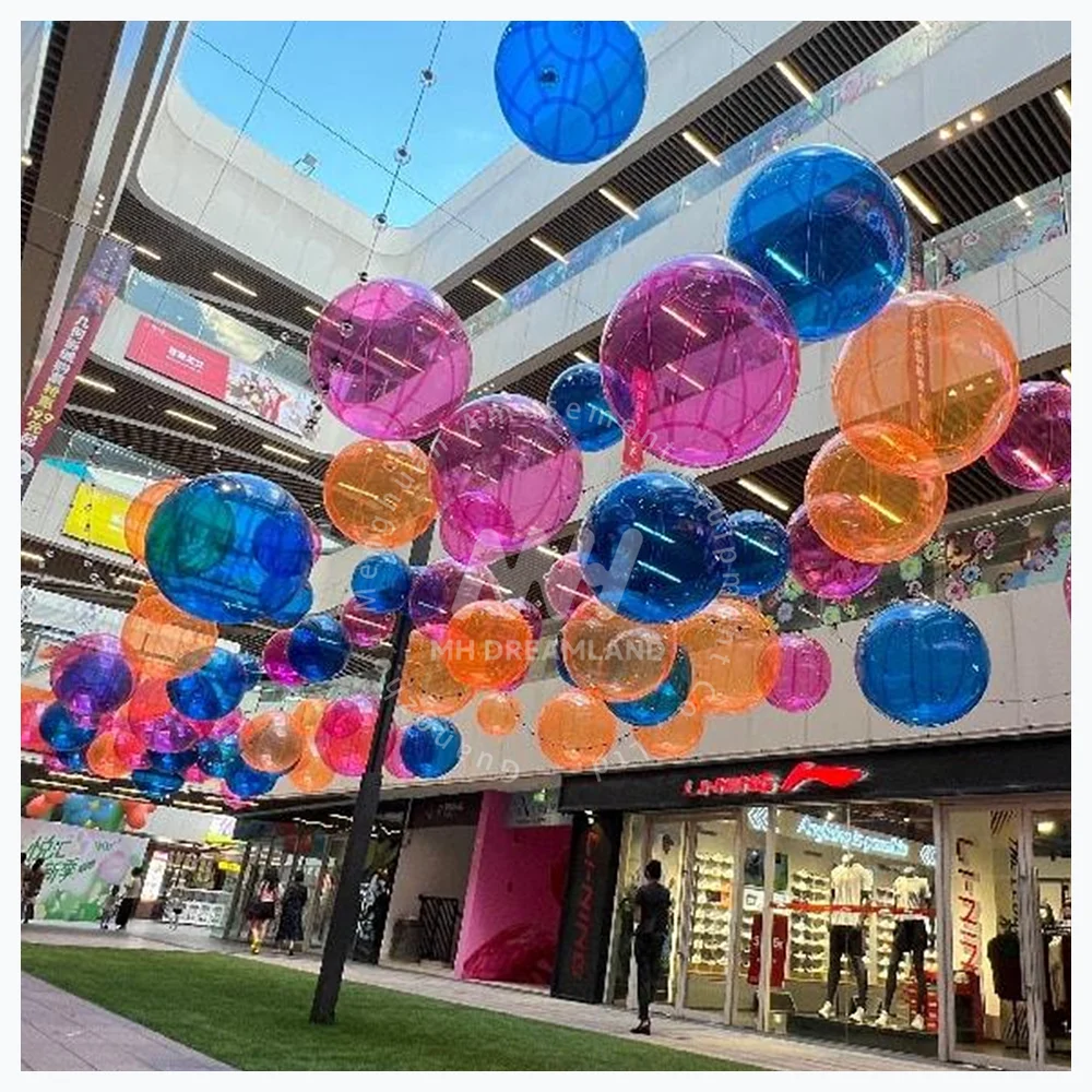 Custom Color PVC Inflatable Bubble Ball Transparent Commercial Indoor Advertising Model Inflatable Characters MH Dreamland