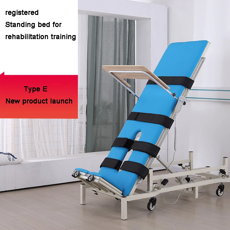 Electric home assisted standing care bed Medical rehabilitation training Standing bed A standing bed with feet