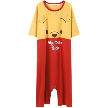 Pigiama da donna tutina moda estiva body cotone simpatico cartone animato camicia da notte Gitl Party indossando pigiama Set