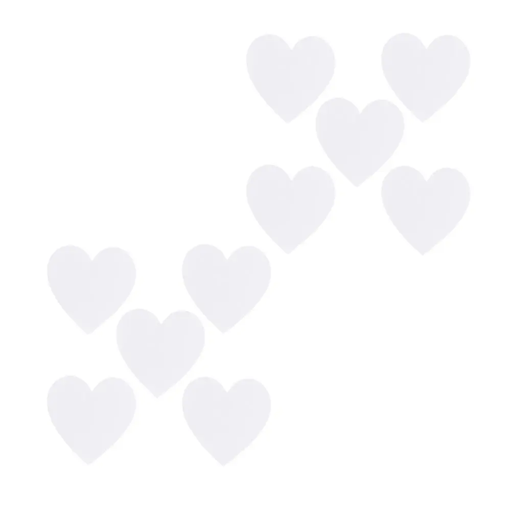 

10 Pcs Oil Painting Board Pure Cotton Sketchpad Heart Drawing Shape Mini Canvas Boards Heart-shaped Artist