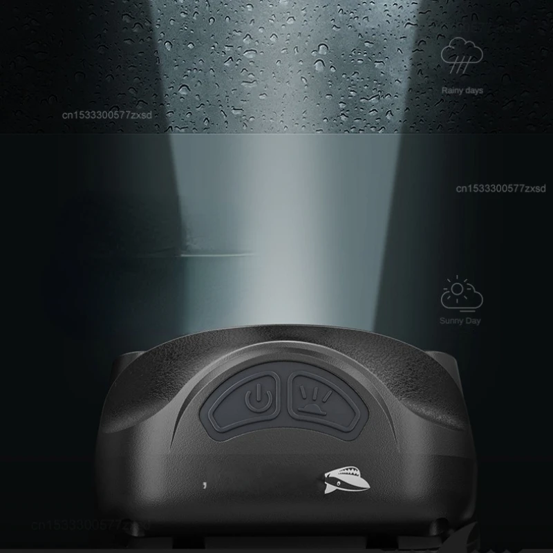 Xiaomi-faros delanteros con Sensor de movimiento para exteriores, linterna de cabeza impermeable con carga USB, modelo SMILING SHARK, para acampada