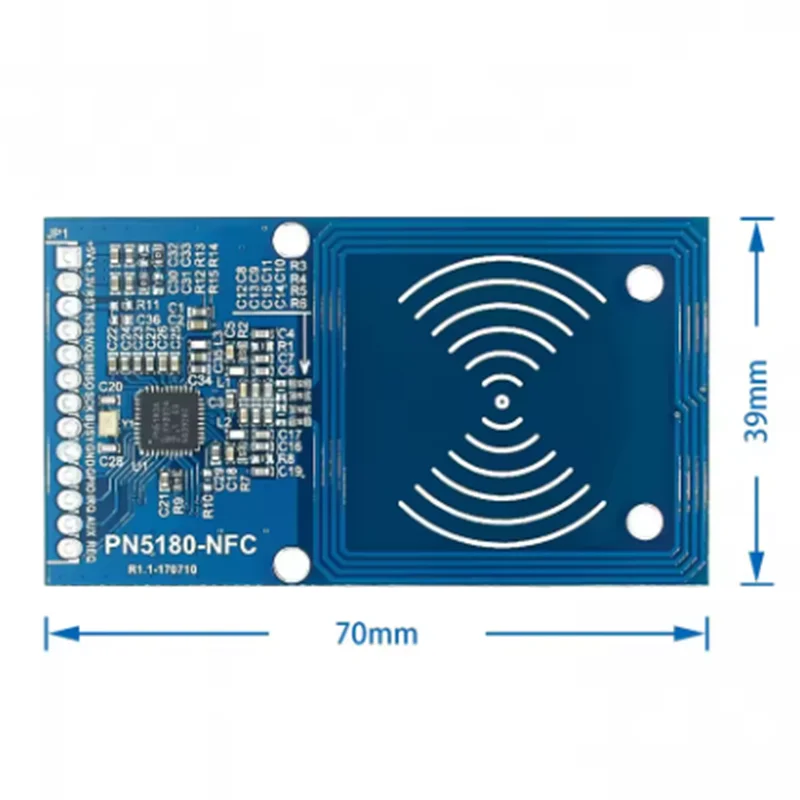 Módulo PN5180 Módulo NFC Suporte ISO15693 RFID Cartão IC de alta frequência ICODE2 Módulo de leitura e gravação