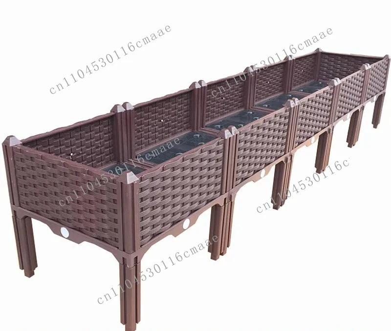 

New PSC Elevated Garden Bed Automatic Watering System Drainage Hole, Suitable for Vegetable, Fruit, Flower Seed Planting Box