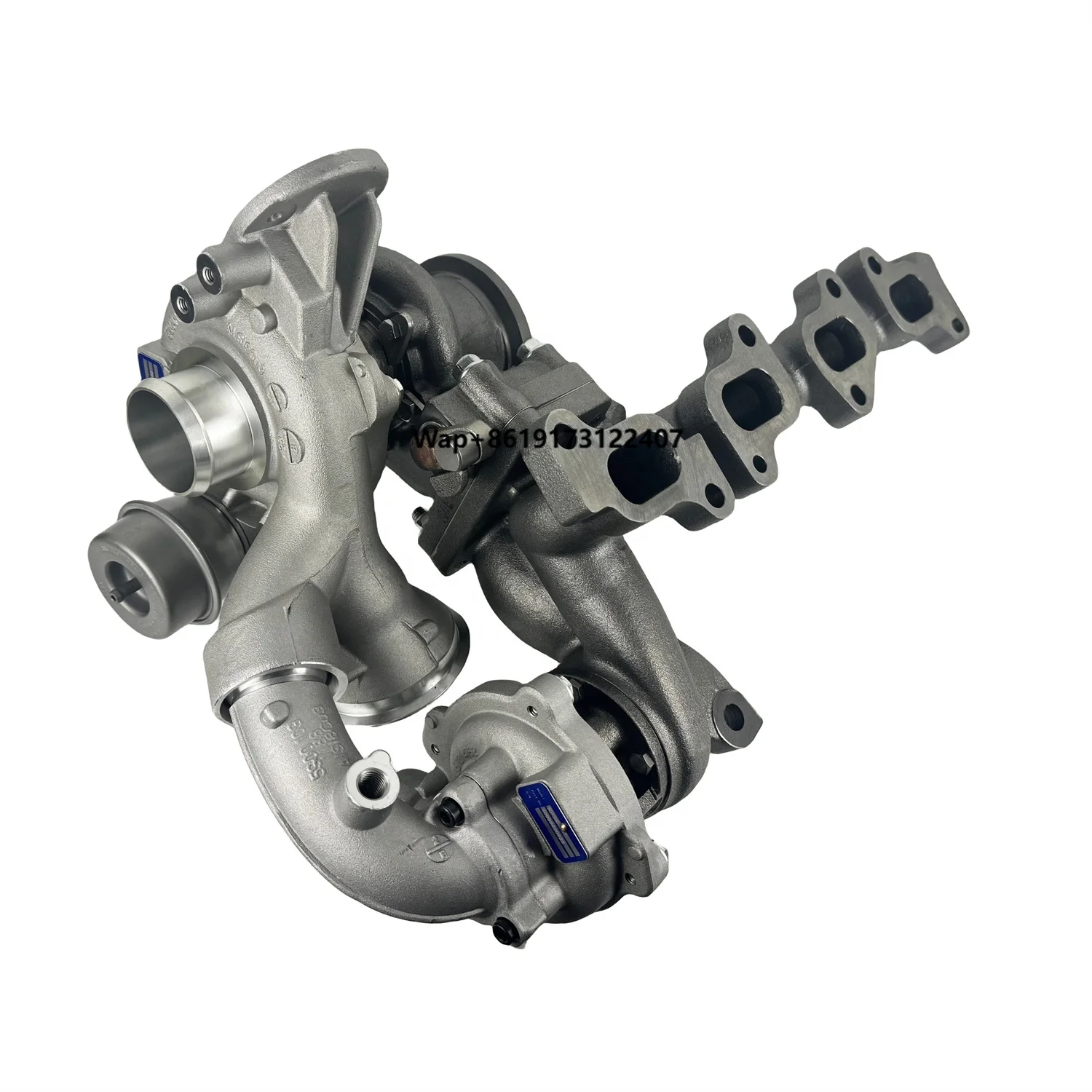 

Twin turbocharger turbine R2S KP35K04 10009880065 10009880102 turbine full turbo for 2.0 BiTDI 120 163 CFCA 2010