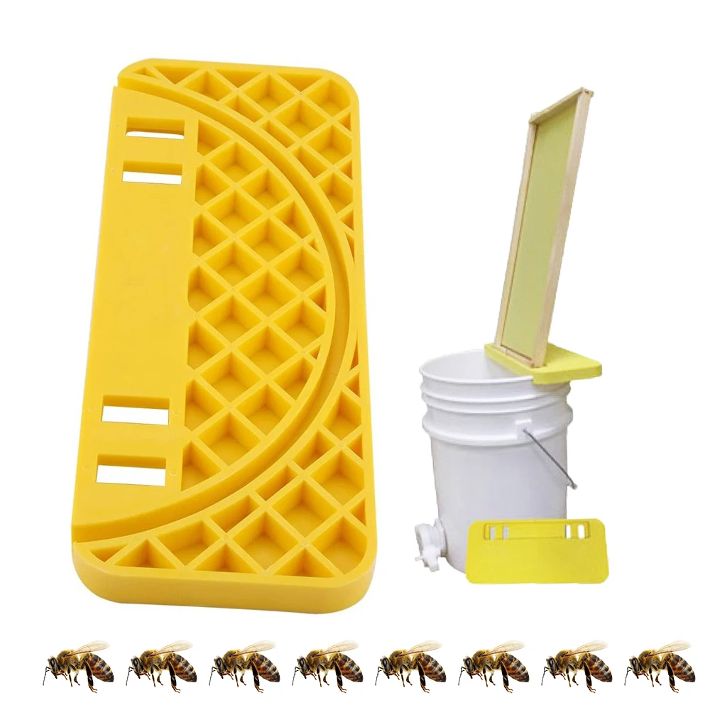 Long Uncapping Bench Comb Capper Plastic Honey Bucket Lifting Plastic Harvesting Tools Beekeeper