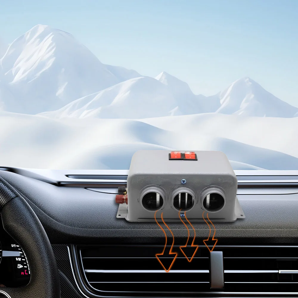 

Anti-Fog Car Defroster 12V/24V Portable Demister Defroster Air Cooler Fan Windshield Defroster Defogging Demister