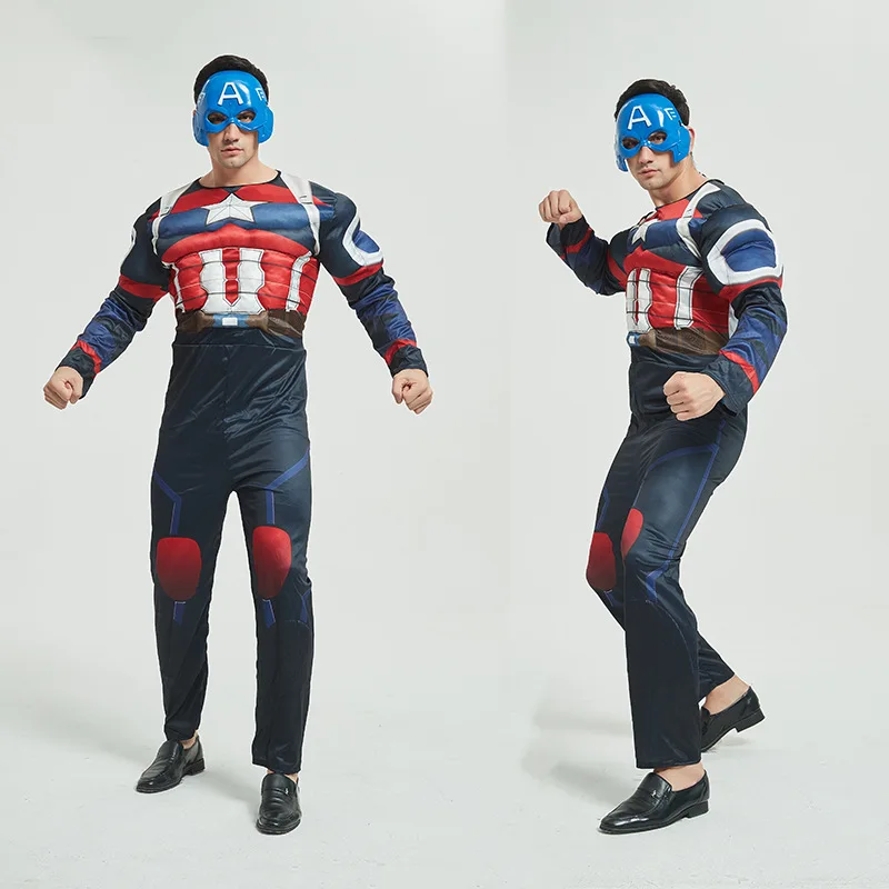 

60n герой Хэллоуина, паук, Тор, капитан, супергерой, сокол, костюм капитана, хлопковая традиционная китайская одежда для выступлений, женская одежда