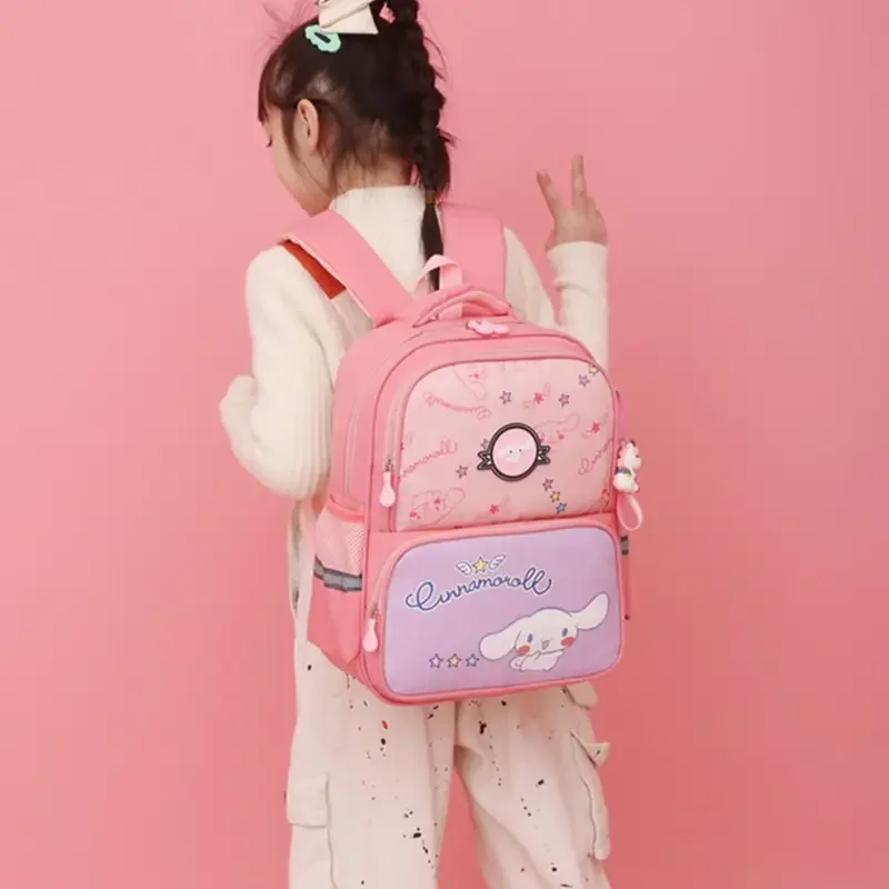 

Sanrioed Anime Kuromi My Melody Cinnamoroll Pochacco Large Capacity Backpack Cute Schoolbag Cartoon Student Shoulder Bag Gift
