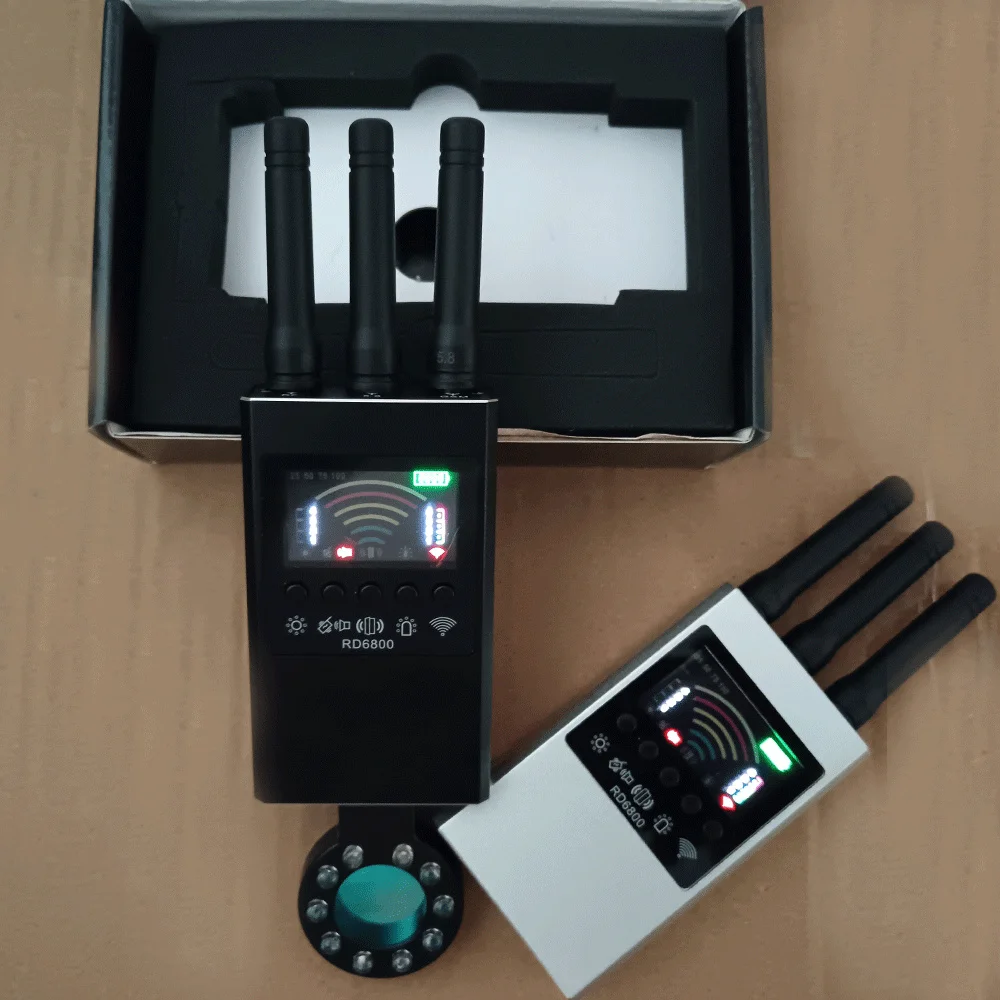 Profession RF Signal Detector Anti-Spy Tapping Anti Detector Eavesdropping Pinhole Audio Bug GSM Device Finder Anti Spy Gadgets