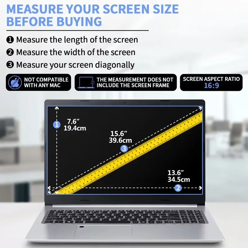 13.6 14.6 15.6 Inch Display Ratio 16:9 Notebook Screen Protector Soft Film For DELL/ASUS /Samsung/Lenovo/Toshiba Laptop Tablet