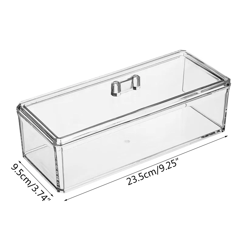 화장대 수조 화장품 정리 케이스용 E9LB, 투명 아크릴 보관