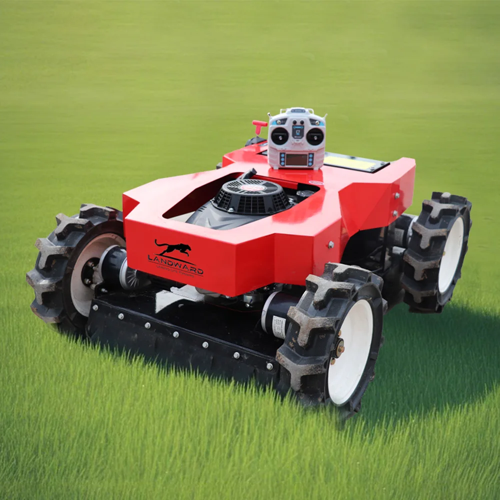 CE Home Mini Lawn Cleaning Machine Wholesale Customized Small Crawler Mower 250 KG High Power Wireless Remote Control Lawn Mower