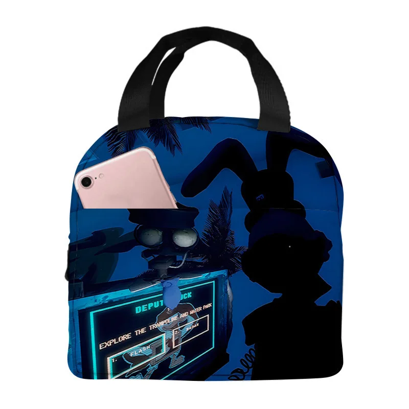 Classic Novelty Finding Frankie Student Work Lunchbox Thermal insulation Food Lunch Bag 3D Printed Portable Handbags Ice Bags