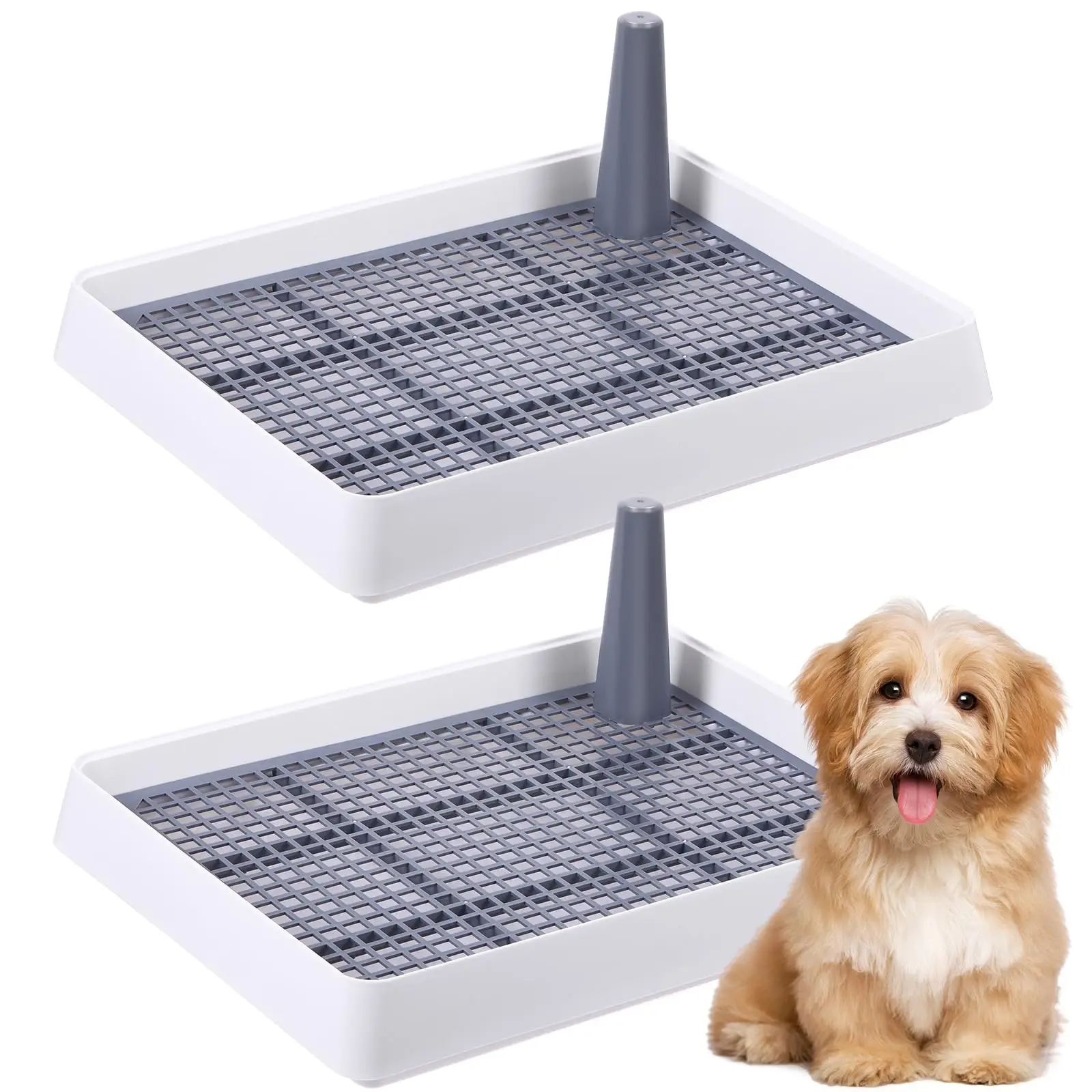 Dog Toilet Pet Thickened Anti-splash Accessory Plastic Tray Household Puppy Urine