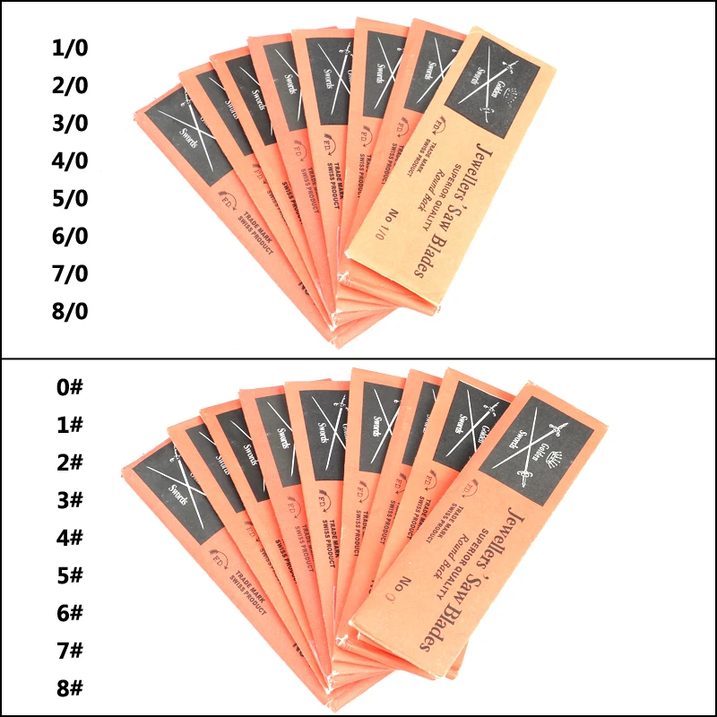 

144pcs 130mm Length Scroll Saw Blades For Metal Jewelry Wood Cutting Jig Blades Woodworking Hand Craft Tools