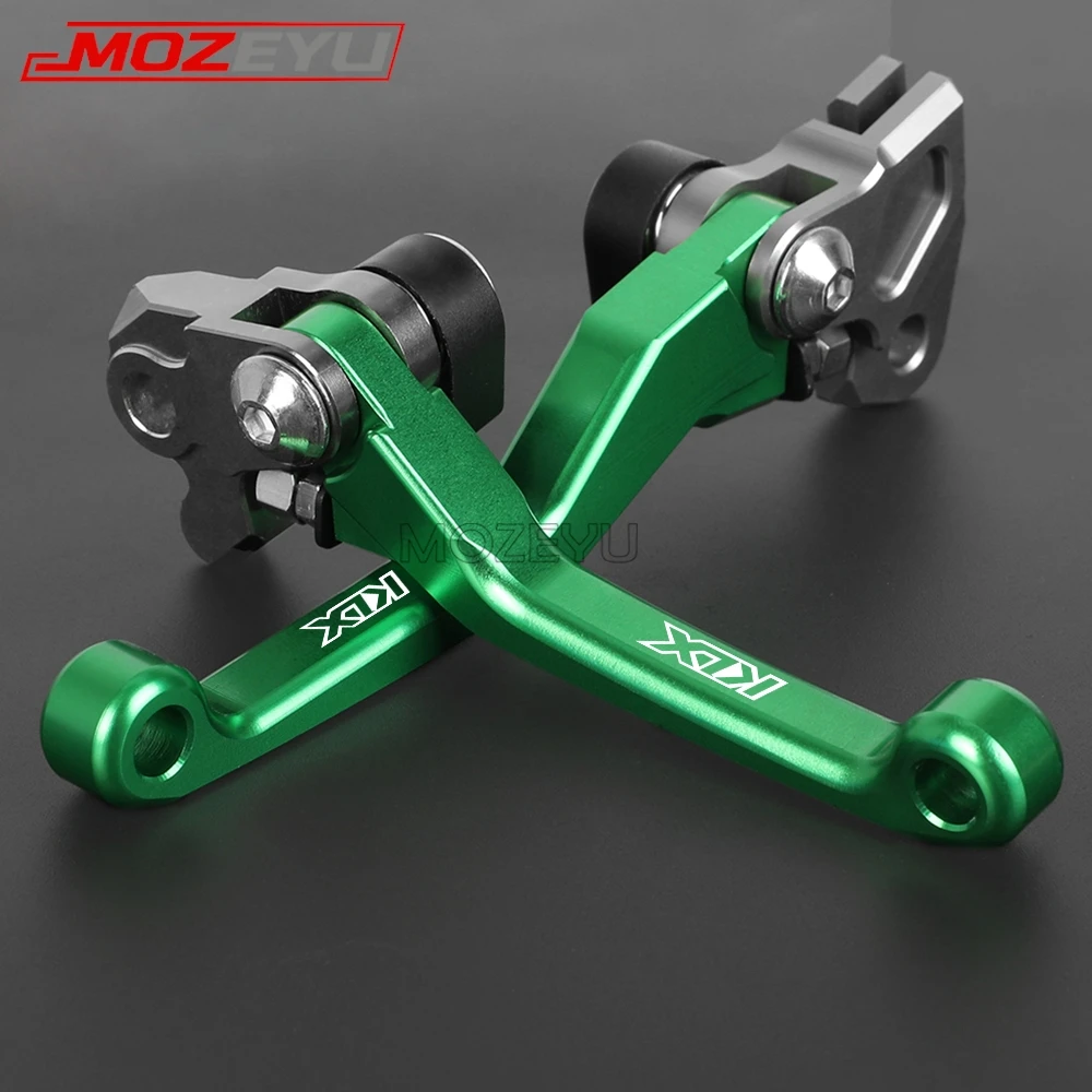 For KAWASAKI KLX250 KLX 250 D-TRACKER 1998-2007 2006 2005 2004 2003 2002 2001 2000 1999 CNC Pivot Clutch Brake Lever Handle Grip