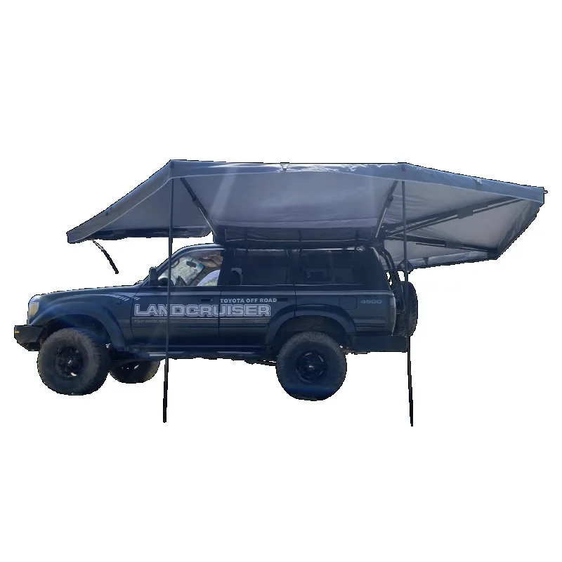 

Free Standing Truck Car Roof Tent with 360 Degree Led Awning Walls for Camping Outdoor Sun Shelter