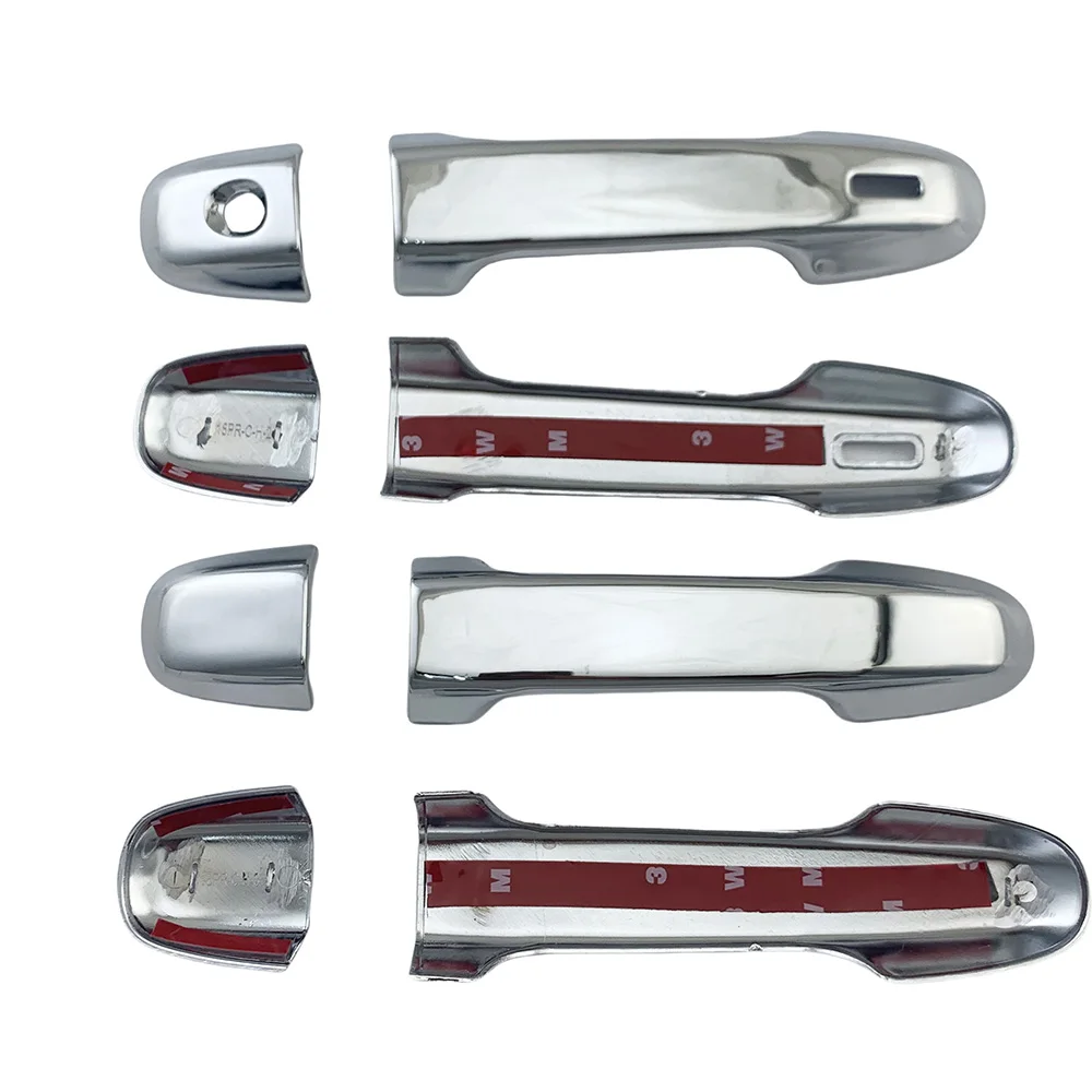 For Toyota Yaris Vitz 2012 2013 2014 2015 2016 2017 2019 Carbon Fiber Door Handle Cover Stickers Exterior Parts Car Decoration view 3