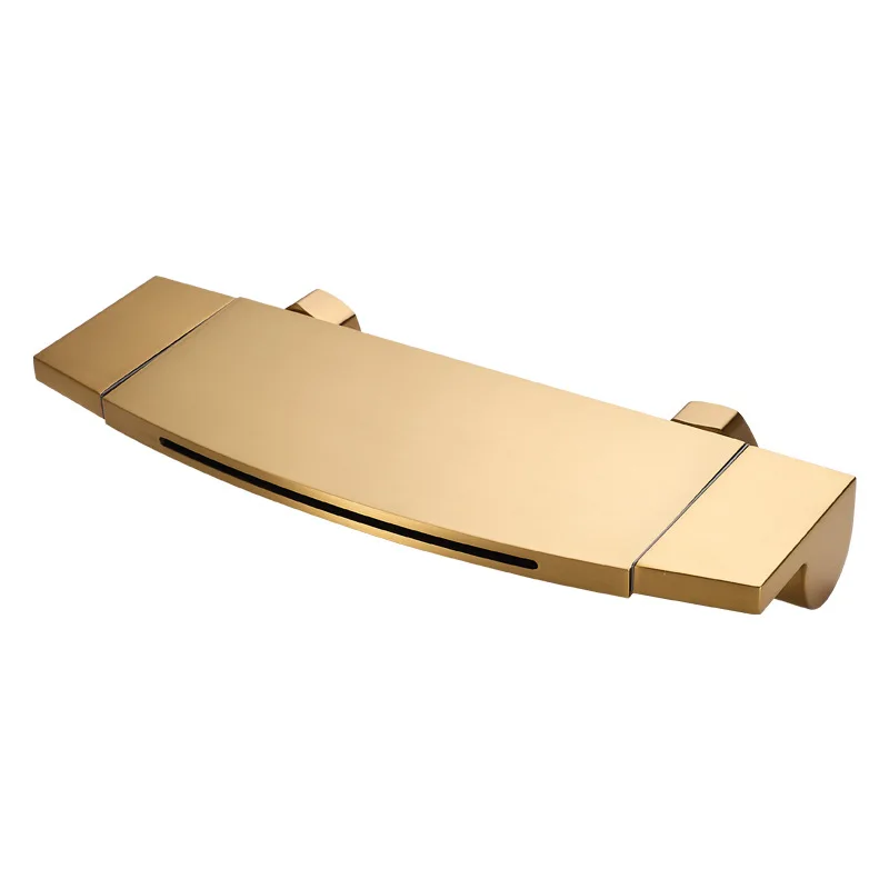 

Bath faucet set, toilet bathroom, wall-mounted, large bath flow, water mixing valve, waterfall tank side faucet