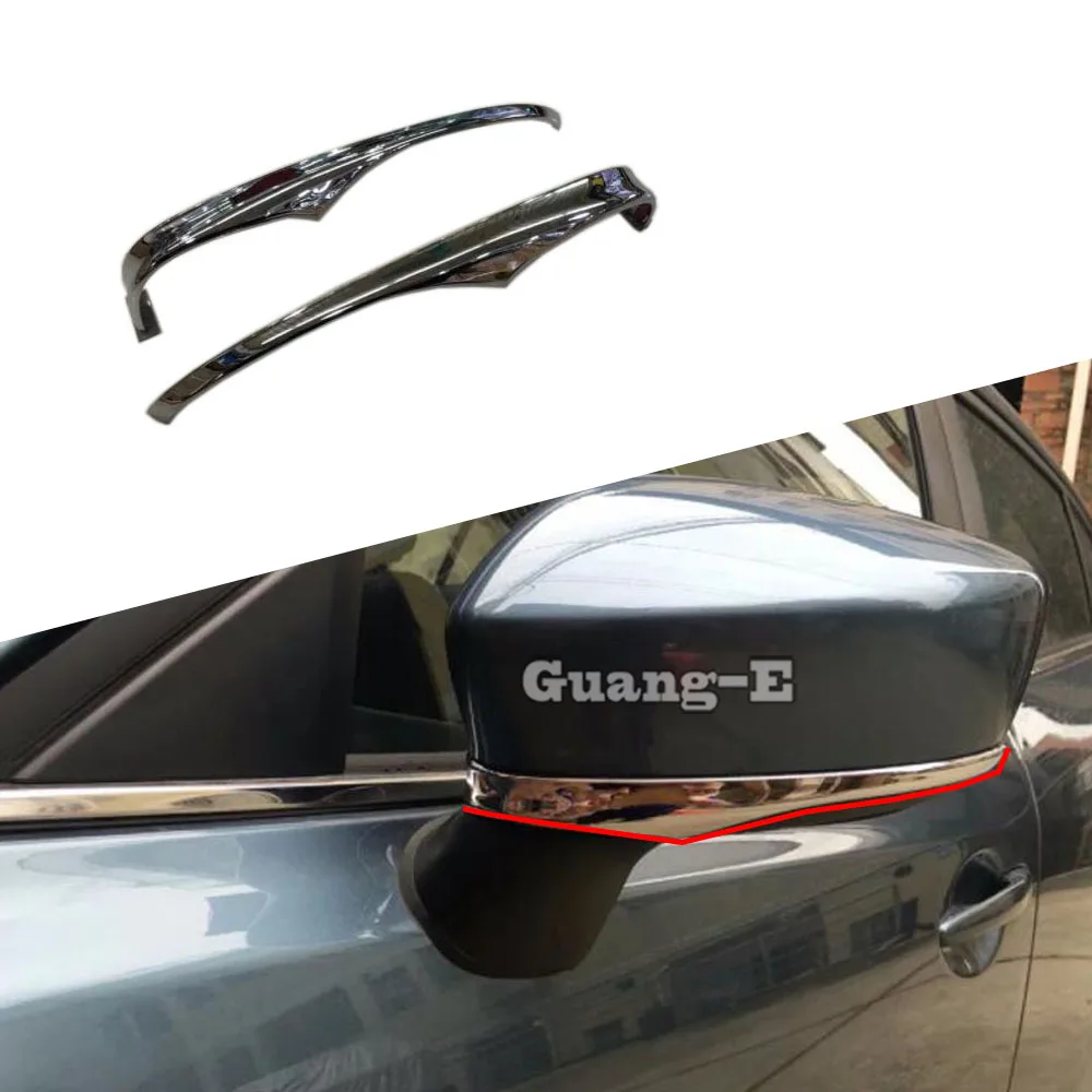 

Car Sticker Body Eyebrow Back Rear View Side Mirror Cover Trim Frame Parts For Mazda 2 Mazda2 Demio 2015 2016 2017 2018 2019