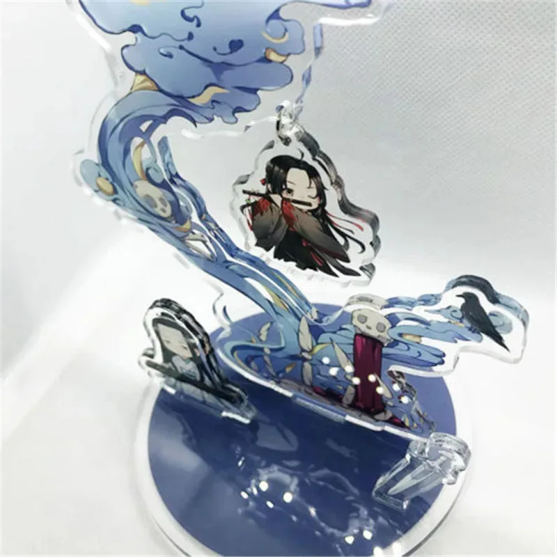 Nuevo gran maestro del cultivo demoníaco Wei wuxian Lan Wangji BL Mo Dao Zu Shi escena figura acrílica con soporte llavero regalos de navidad