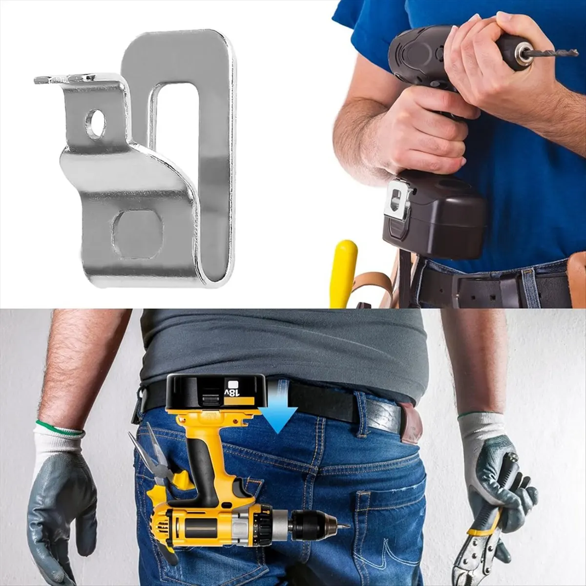 【Clearance Sale】15PCS Belt Clips Drill Holder Tool Clips Hanger Hook Kit for 20V Power Tools N268241, DCD980, DCD985, DCD980L2,