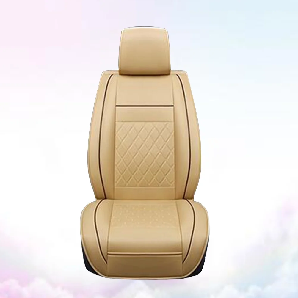 

Car Seat Cover Universal Fit Waterproof Fashion Print Suv Trucks Auto Seat Cushion Mat Beige Interior Accessory