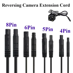 4Pin/5Pin/6Pin/8Pin Car DVR Camera Extension Cable 1M/2M/3M Male To Female Connector Cord For Dash Cam Reverse Camera Cable