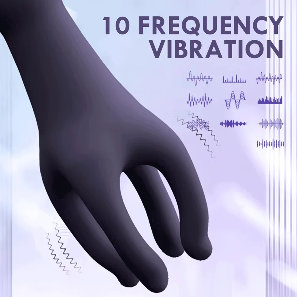 10 Modes Vibrating Massager for Men USB Rechargeable Personal Care Trainer Silent Waterproof Massage Device - view 2
