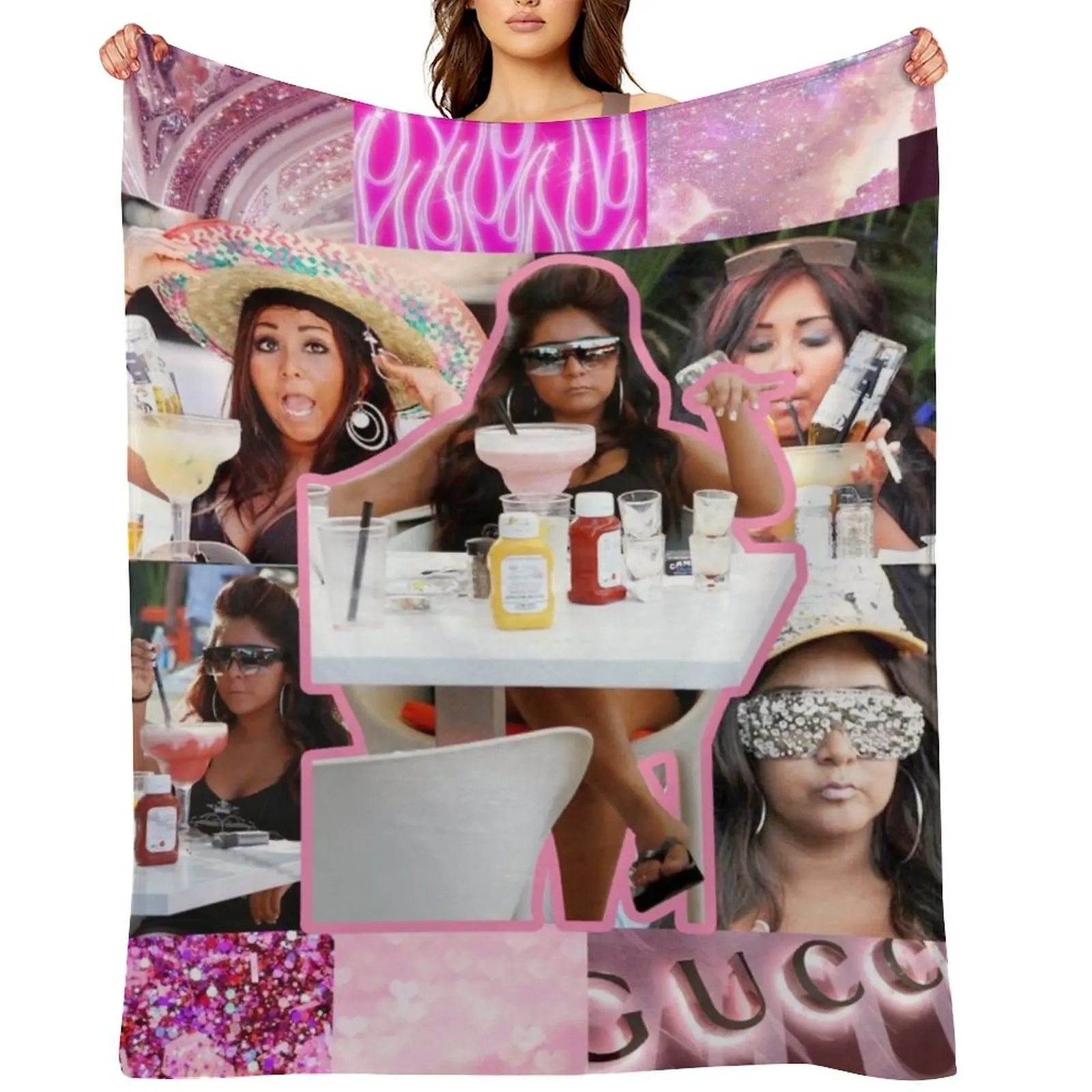 

Snooki Family YRS21 Throw Blanket Luxury Throw warm winter warm for winter for sofa Blankets