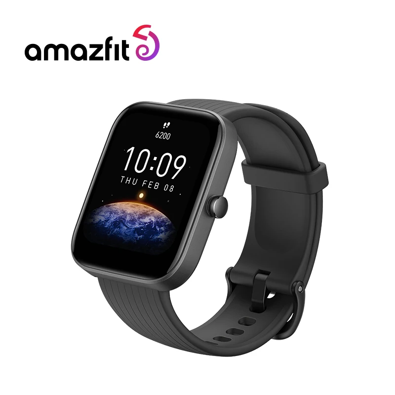 Amazfit-Smartwatch BIP 3 Recondicionado, Saturação de Oxigênio no Sangue, Medição 60 Modos Esportivos, Relógio Inteligente para Android, iOS