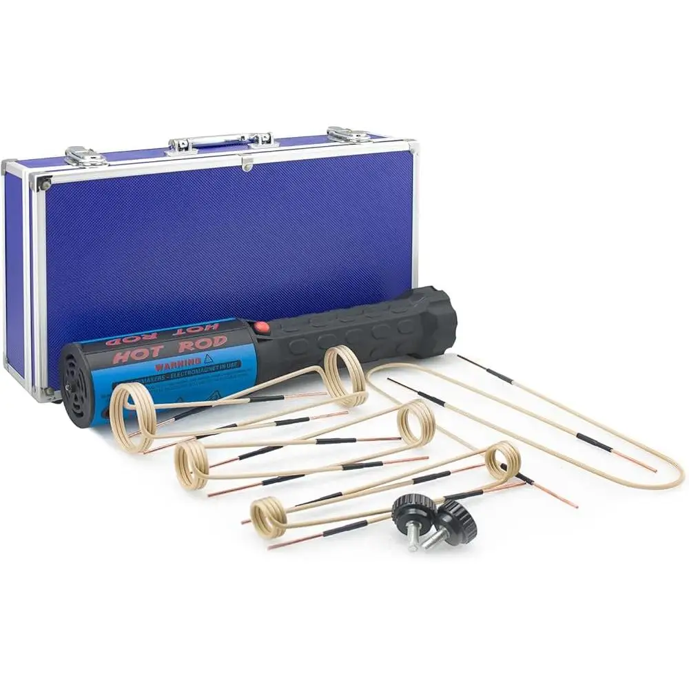 

Инструмент для снятия индукционного болта, 1200 Вт, 110 В, комплект магнитного нагревателя, 8 катушек, портативный ящик для инструментов, высокая эффективность, защита от перегрева, светодиод