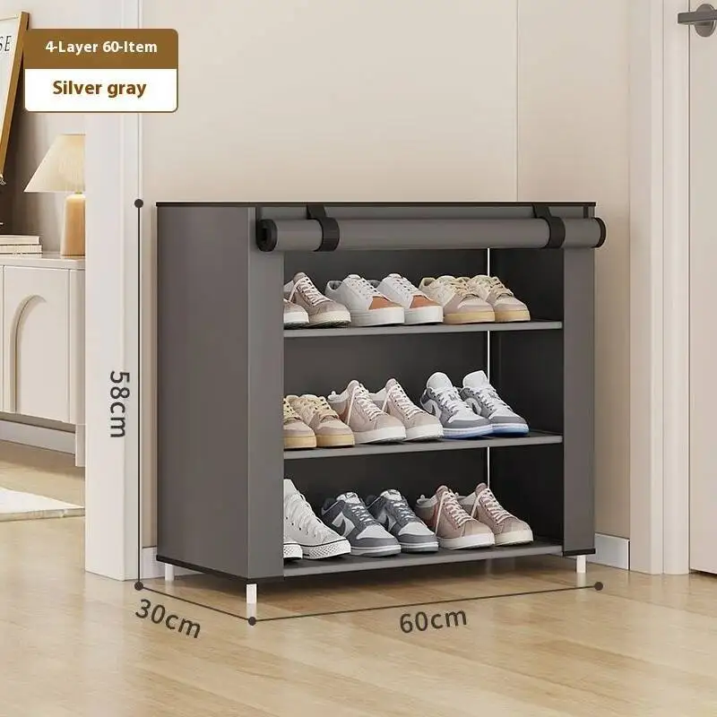 

2025 Hot Multi-Layer Rack Space Saving Durable Dustproof Shoe Cabinet Easy To Install For Home Dormitory Closet Storage Lij