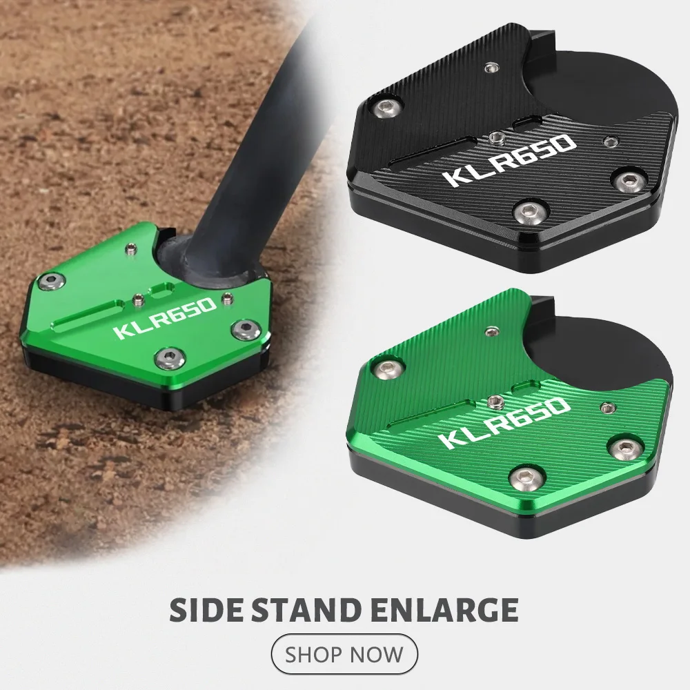 

Side Stand Enlarge For Kawasaki KLR650 2008-2016 2017 2018 2019 2020 2021 2022 2024 Kickstand Extension Motorcycle Accessories