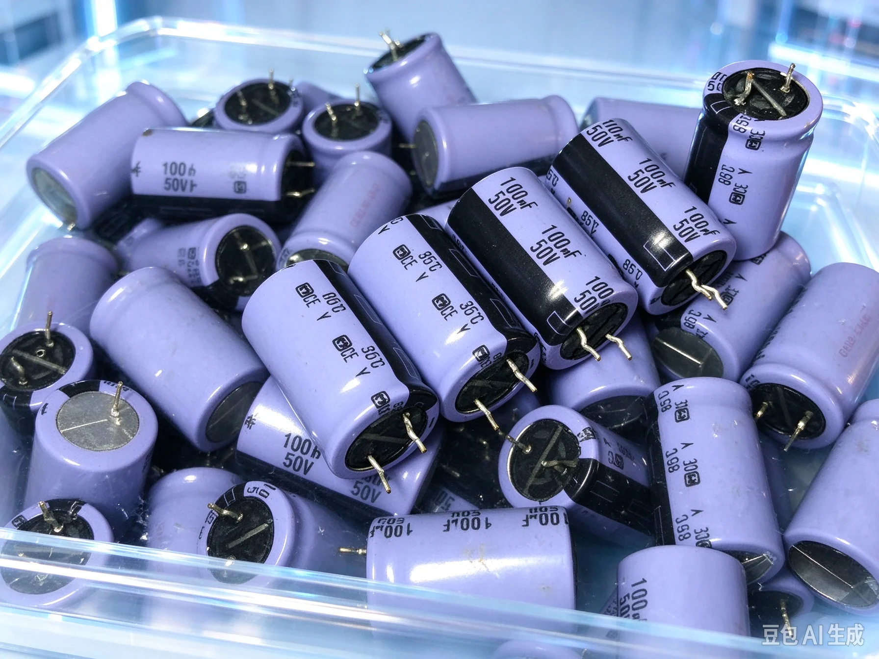 for Panasonic CE 100uF 50V Audio Electrolytic Capacitor  50pcs