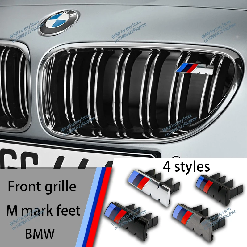 3D Car Front Grille Badge Emblem For BMW M Logo F48 G01 E84 E83 F39 F10 F30 G11 G07 G86 G80 G60 E60 E46 F31 X1 X2 X3 X4 X5 X6