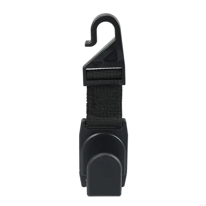 2025 جديد ABS Car Headrest Hook Hook Rotatable Car Setting لسهولة التخزين والتنظيم