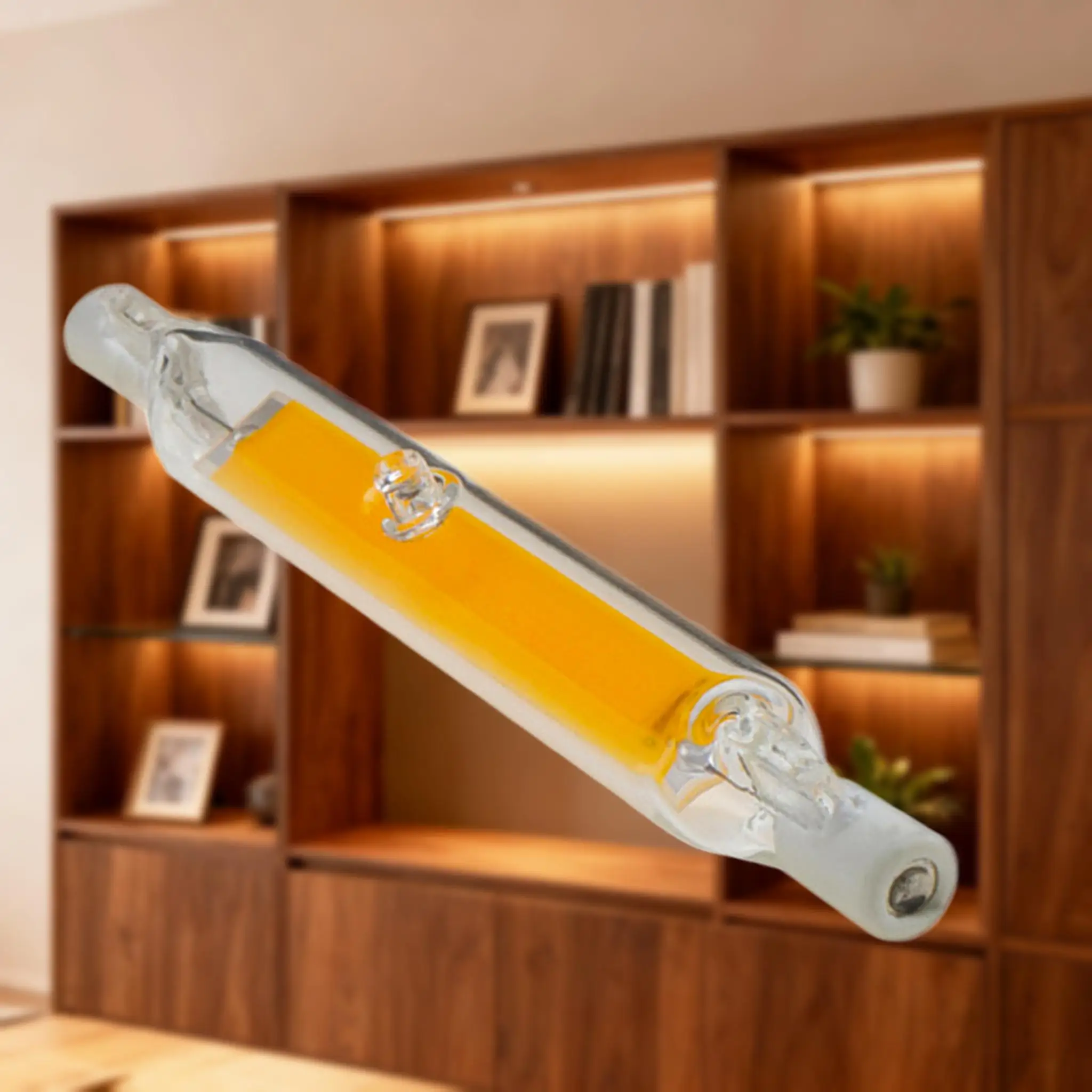 R7s Led Lamp 220v Cob 78mm Bright Tube Lights Energy Saving Light Bulbs For Home Warm White R7 118mm Dimmable Outdoor Floodlight