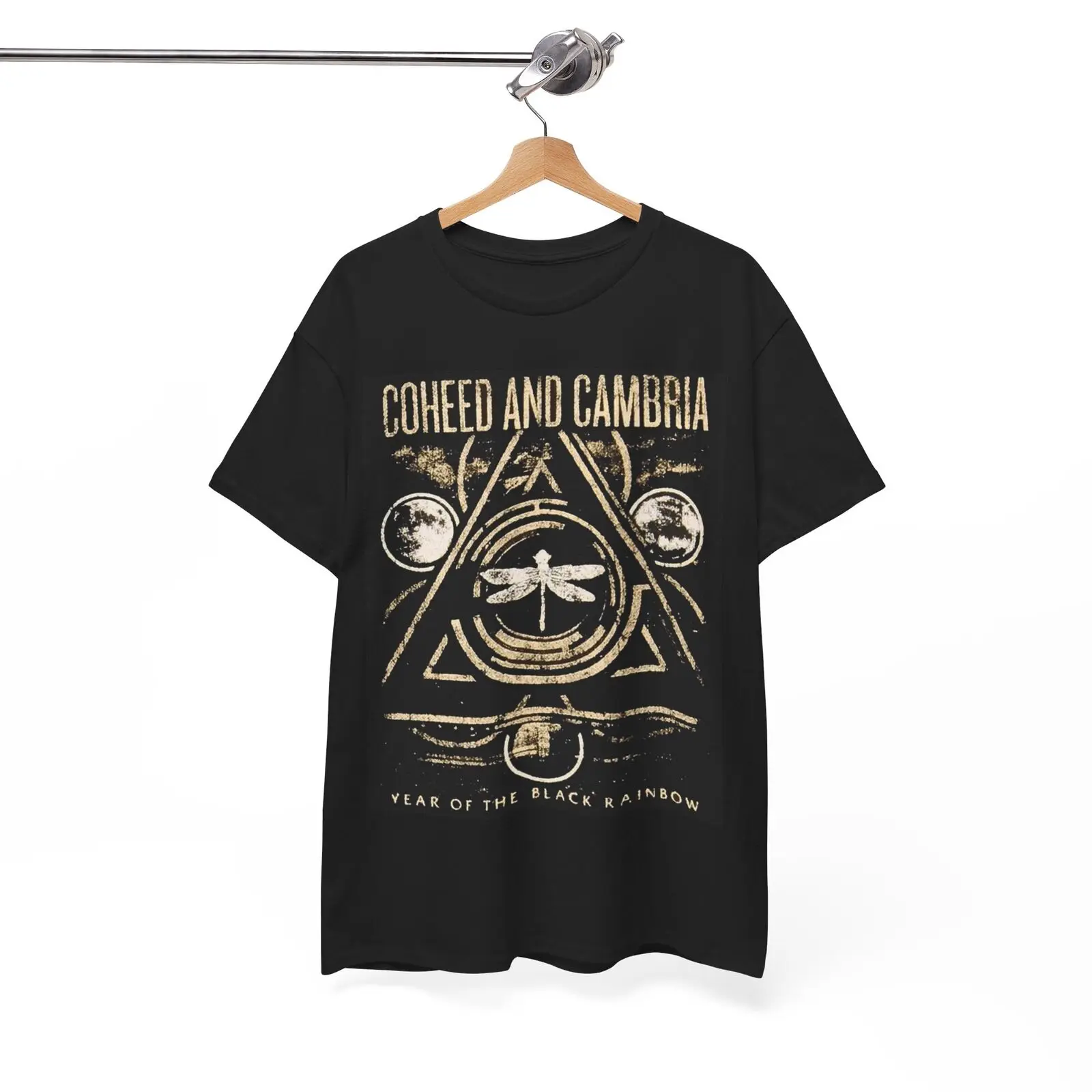 Coheed And Cambria T Shirt Retro Rock Band Merch Heavy Cotton