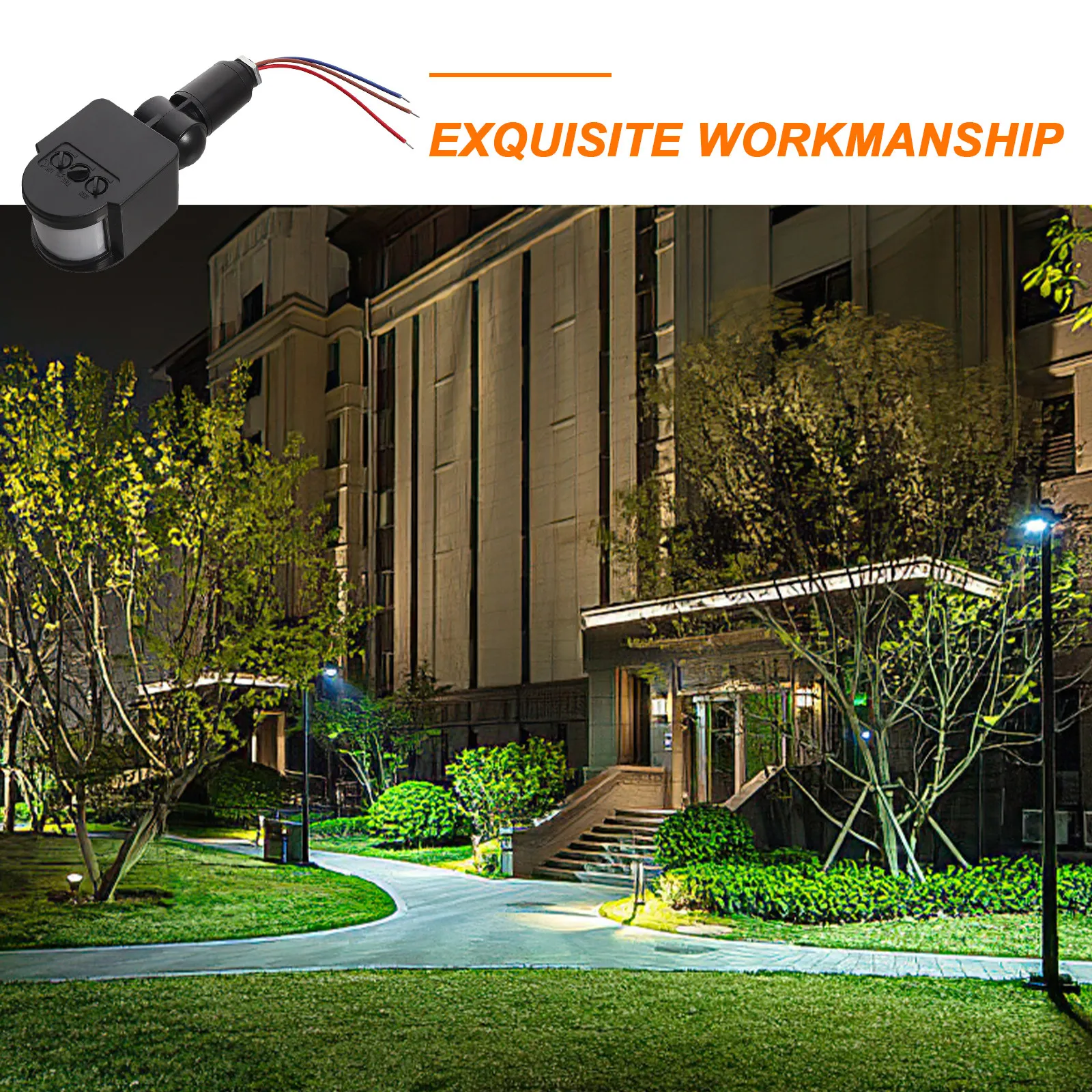 Infrared Motion Sensor Light L - đánh giá và giá Home Security Yard Sensors