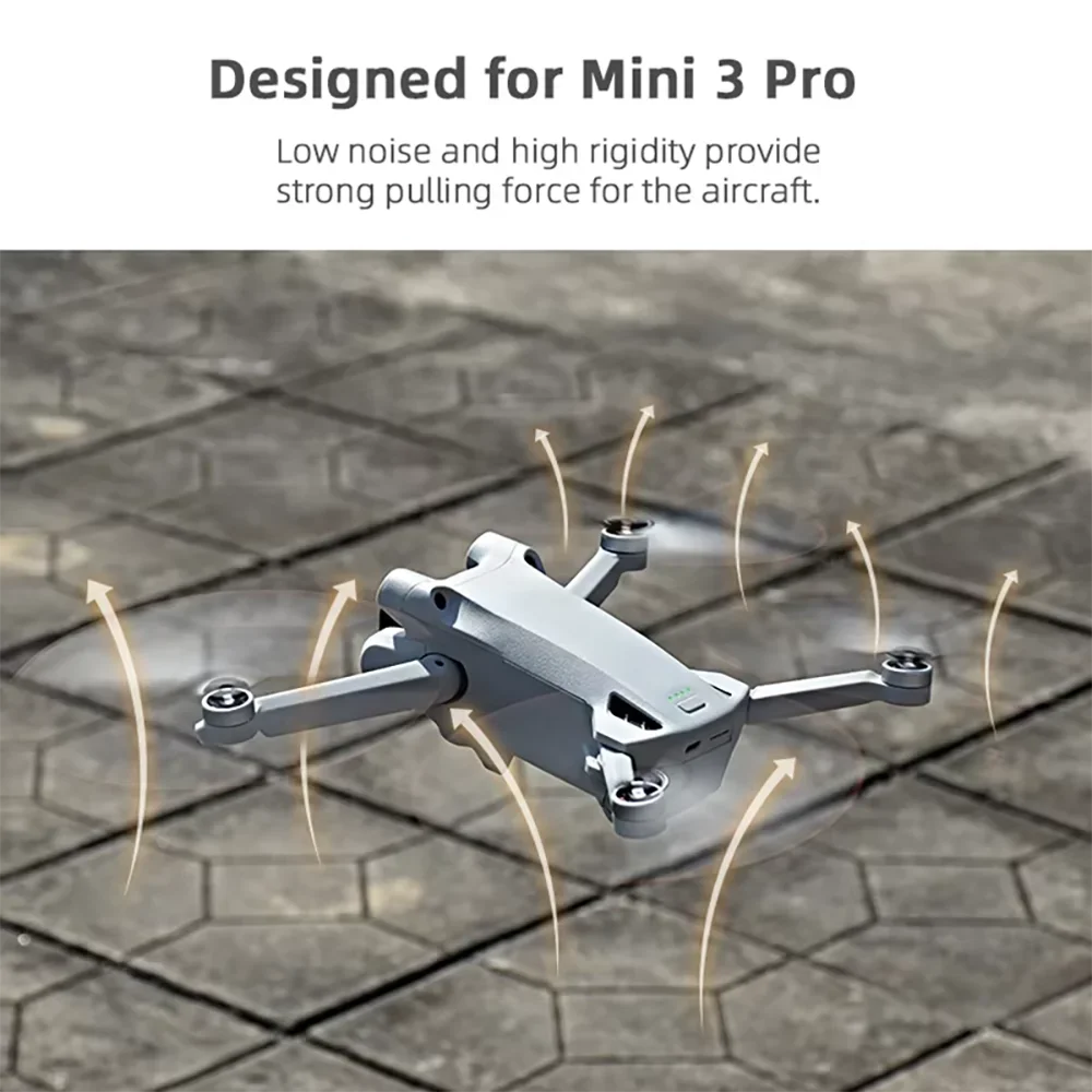 100% المروحة الأصلية ل DJI Mini 4 Pro الطائرة بدون طيار 6030 الدعائم شفرة خفيفة الوزن الجناح المشجعين إكسسوارات قطع غيار