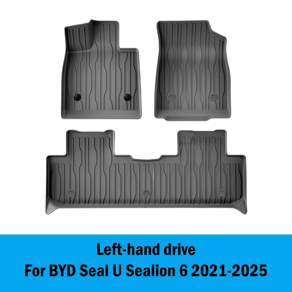 TPE-Fußmatten für BYD Seal U Sealion 6 2021 2022 2023 2024 2025 Auto-Fußmatten Kofferraummatte Rückenlehnen-Schutzpolster – Detail 7