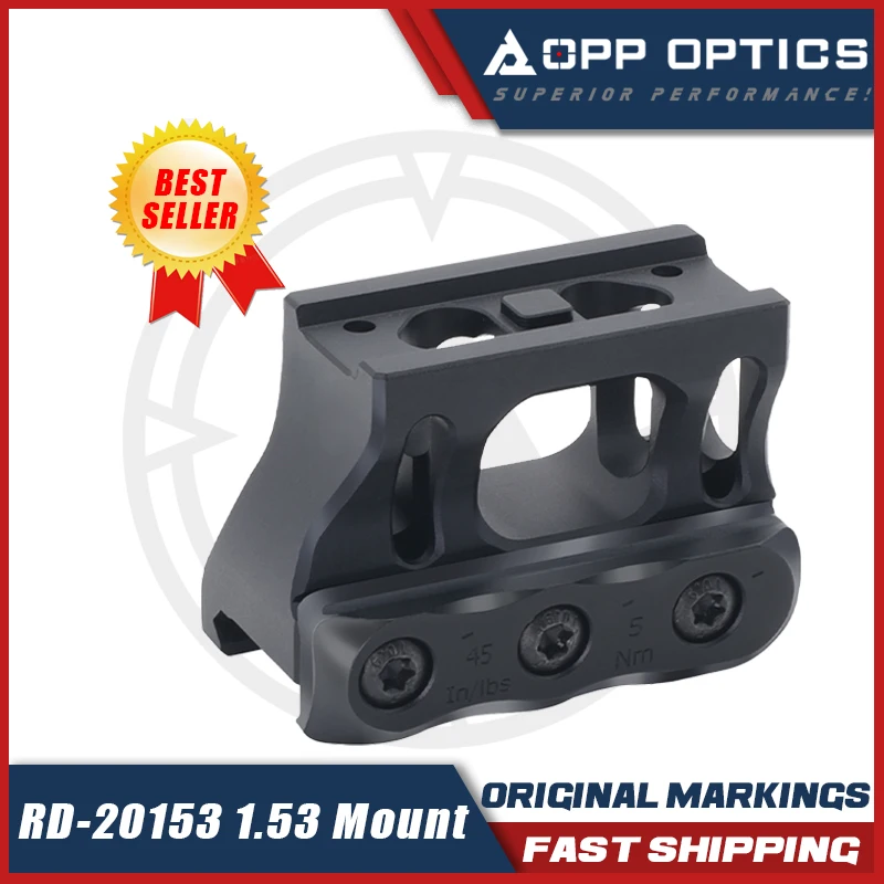 

RD-20153 Red Dot Sight Mount 1.53 Inch Heighten Base For 20MM Rail Accessories